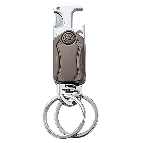 Porte-clé, clip de ceinture en acier inoxydable robuste et 1 porte-clés détachable pour clé, Option 4, Small Cover