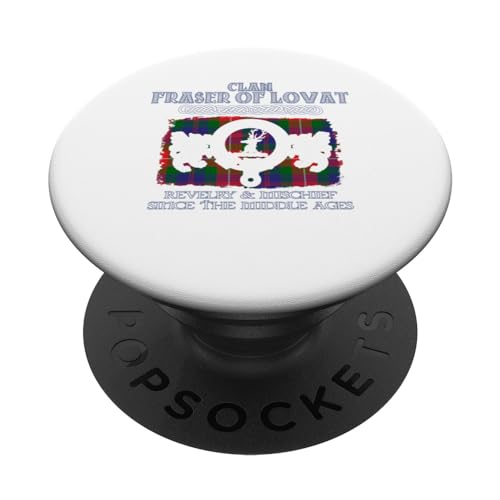 Clan Fraser de Lovat Escocés Fraser de Lovat apellido PopSockets PopGrip Adhesivo