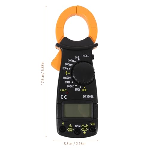 Voltmètre polyvalent pour électriciens avec pince ampèremétrique de sécurité - 2
