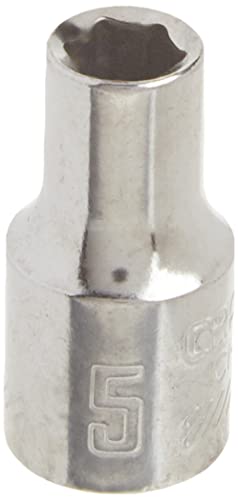 Image of CRAFTSMAN Shallow Socket, Metric, 1 /4-Inch Drive, 5mm, 6-Point (CMMT43501)