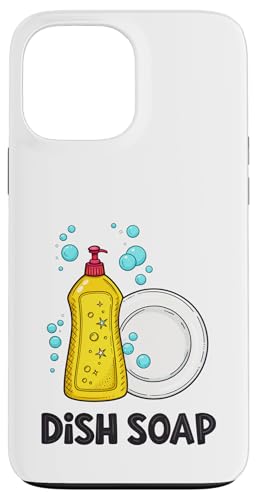 食器用洗剤と泡が特徴の楽しいデザイン スマホケース iPhone 13 Pro Max 用