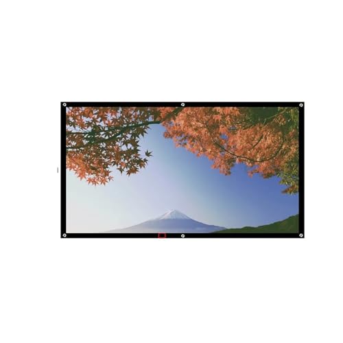 Pantalla de proyección de 100 pulgadas 16:9 súper fina para proyector doméstico de viaje