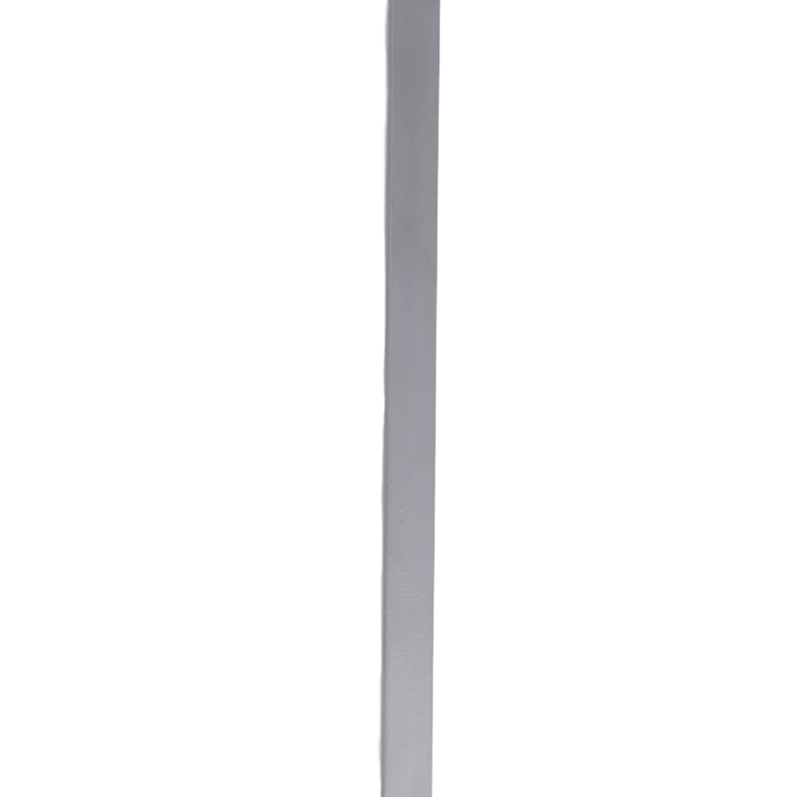 Soporte para flores de metal plateado (24 x 24 x 80 cm)