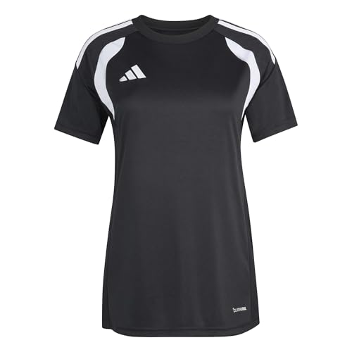 T-shirt adidas Tiro femme noir haut de sport respirant manches courtes