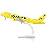 Lose Fun Park 1/300 Scale American Spirit Airlines 320 Airplane Models Alloy Diecast Airplane Model