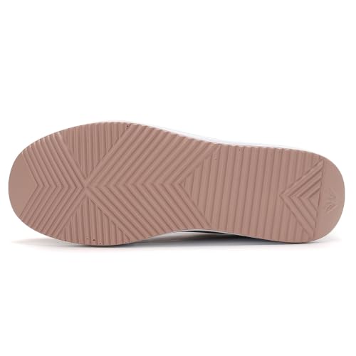 Image of RUIDENG Platform Sneakers for Women Walking All Day | Slip Resistant Work Shoes for Women Comfortable | 2 Inch Thick Wedge Rocker Bottom