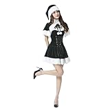 [TUTUJI] サンタ コスプレ サンタクロース ポンチョ ワンピース サンタ ミニスカート サンタ サンタコス クリスマス コスプレ サンタ 衣装 セクシー レディース コスチューム パーティー かわいい (green)
