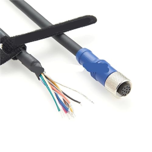 Cable de disparo de E/S para cámara 3D DS1000 M12 de 12 pines código A 4