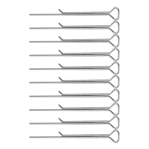 100 piezas sujetadores metálicos para mechas de vela