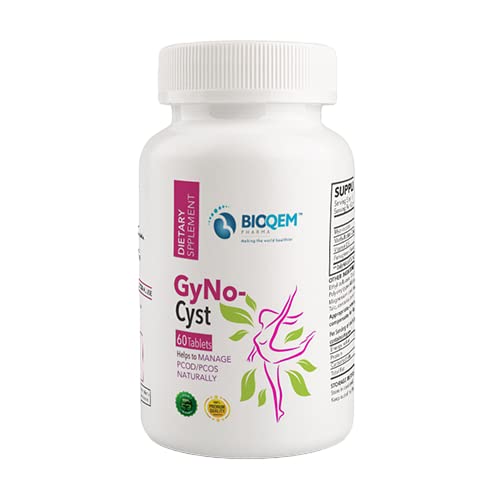 Buy Bioqem Pharma GYNOCYST TABLETS Natural PCOD/PCOS Supplement
