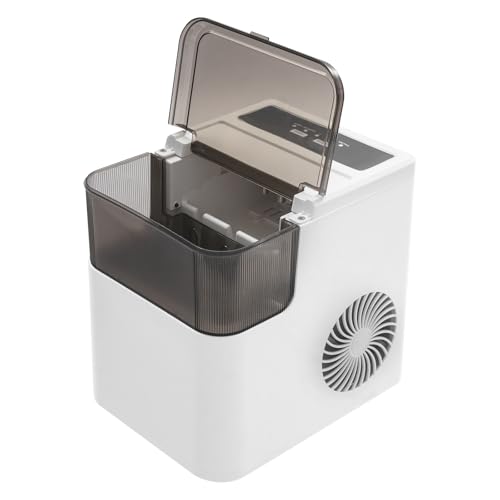 Fabricadora de Hielo Eléctrica de Mostrador 26.46LBS/Día Blanco miniatura 7