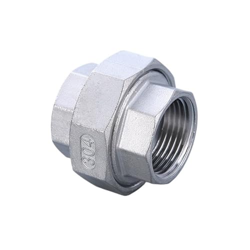 Unión recta SS304 de 1 pulgada con rosca duradera para fontanería 7