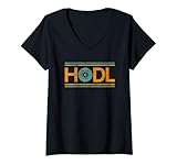 Photo Gallery donna cardano hodl crypto vintage retro maglietta con collo a v Photo Gallery donna cardano hodl crypto vintage retro maglietta con collo a v