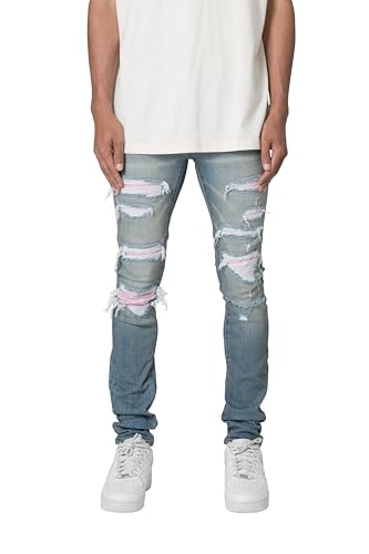 mnml Men's X555 Crystal Skinny Denim