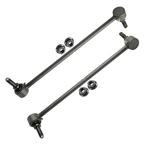 Image of Detroit Axle - 8pc Front End Kit for 2016-2017 Hyundai Sonata, 2 Lower Control Arms with Ball Joint 2 Sway Bar Links 4 Inner Outer Tie Rods Replacement