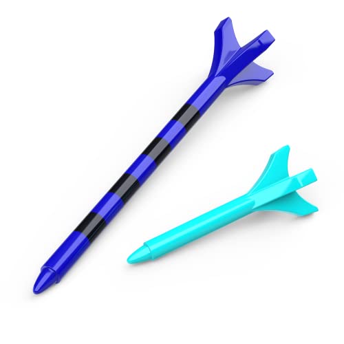 SAPLIZE Plastic Golf Tees Pack of 50 (1-1/2"& 3-1/4") Reduces Friction & Side Spin 4 Prongs Plastic Tees, Mixed - Image 2