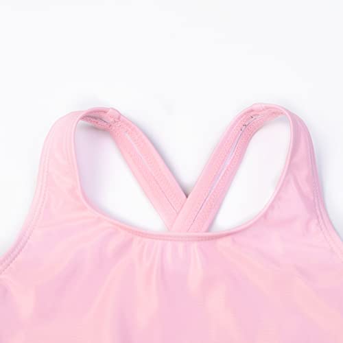 Mirawise Girls Swimsuits Swimwear Bathing Suit Beach Bikini Two Piece Tie Front Swimsiuts 4-13Y3