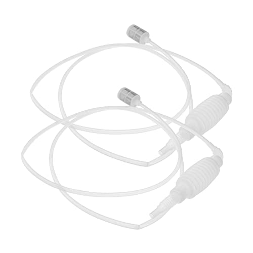 COSMEVIVI 2個 水フィルター 水槽フィルター 水魚水槽 ーナー 水槽用水槽小石 変化 水族館の水替え器 ファン 植物 砂 テーブル掃除機 水槽ネット 水槽掃除ブラシ プラスチック 白い