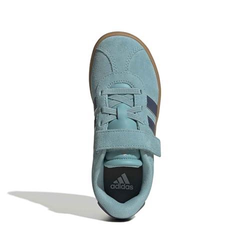 Image of adidas Kids' VL Court 3.0 Elastic Lace & Strap Shoe