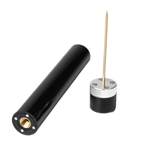 Generisch Abrebotellas de vino con bomba de aire a presión, sacacorchos de aleación de aluminio, sacacorchos de aguja, para viajes, camping, hogar, bar, diseño de uva, 14 cm, ligero, 1 unidad