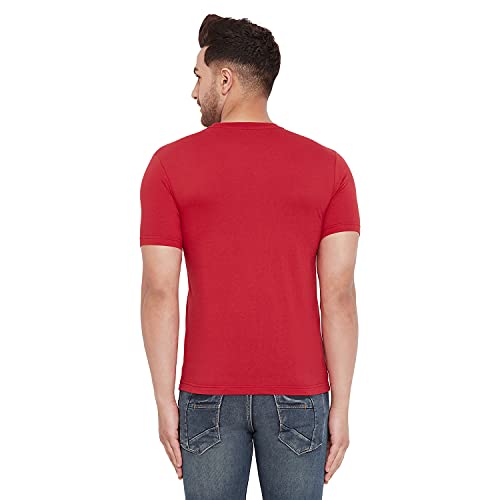 Image of Orewa by OKANE Men's Solid Round Neck Cotton T-Shirt (Pack of 2)