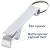 Bottle Opener Keyring, 2 Pcs Beer Opener, Mini Key Ring Bottle Opener, Aluminum Alloys Multi-Function Openers, Opener Keychain, for Party, Festivals, Gatherings #3