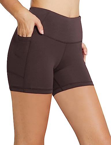 Image of baleaf Women's 8 inch / 5 inch / 3 inch Biker Shorts High Waist Yoga Workout Gym Running Volleyball Spandex Shorts with Pockets
