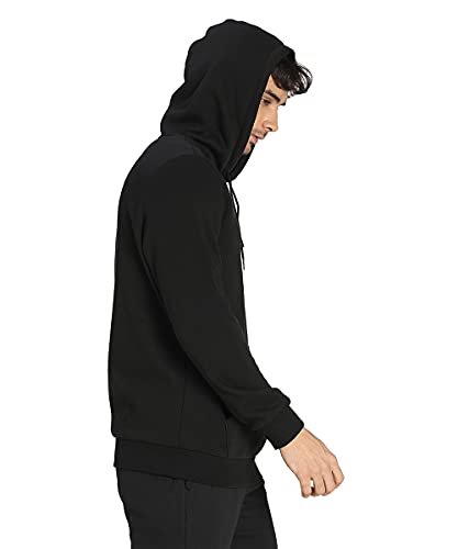 Image of Puma Cotton Men Ess Big Logo Hooded Neck Hoodie Fl (S) Mineral