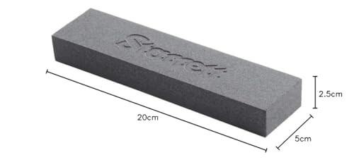 Starrett Schleifstein Doppelseitig 120 und 320 Körnung 8 (200mm) - KBKS1, Grau