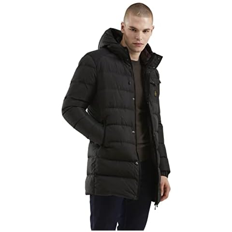 RefrigiWear - Down jacket, 250 g, long hunter filling made of 100% down, wind and rainproof for men (EU XXL) Cover