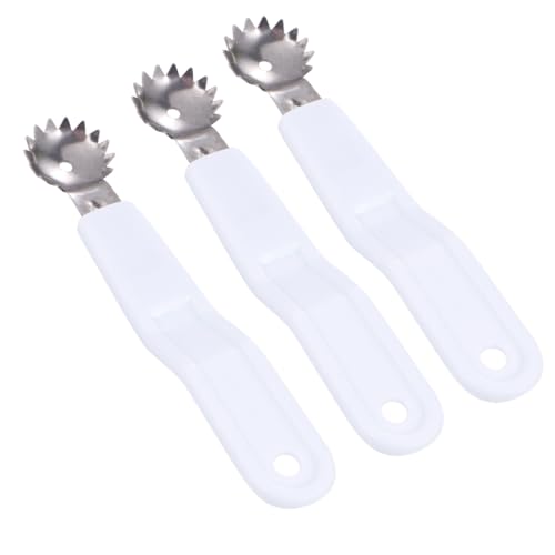 ABOOFAN 3pcs Remover Fruit Core Remover Home Strawberry Corer Strawberry Pitter Kitchen Gadgets White