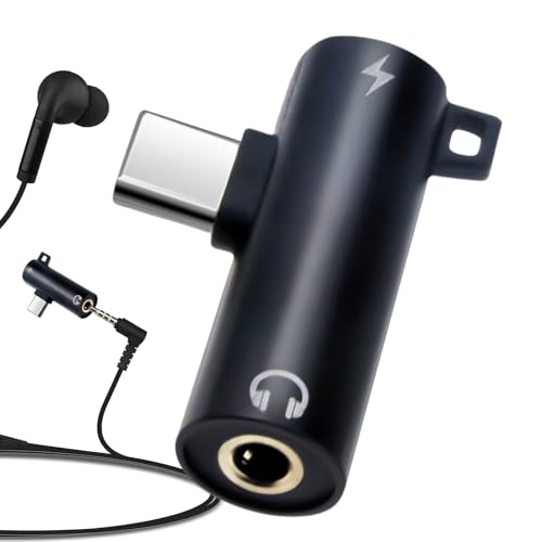 Adaptador De auricularesTipo C, Adaptador De auricularesConvertidor De Audio Tipo C, Práctico Convertidor De auricularesPara Entusiastas De La Música Y Carga De Teléfonodel Sonido Para Un Viaje Mus
