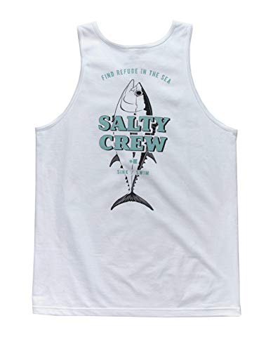 Salty Crew Up N Down Tank - White - L