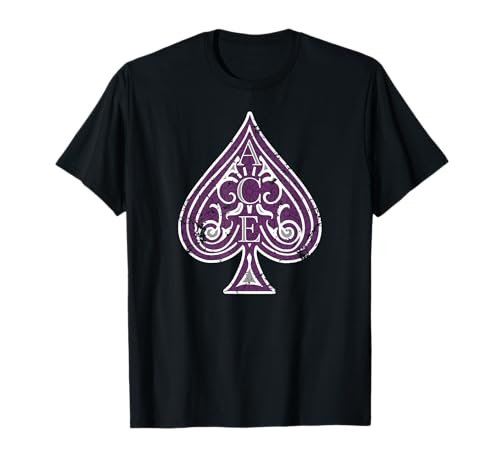 Asexual Pride T-Shirt | Violett Ace of Spades PREMIUM T-Shirt
