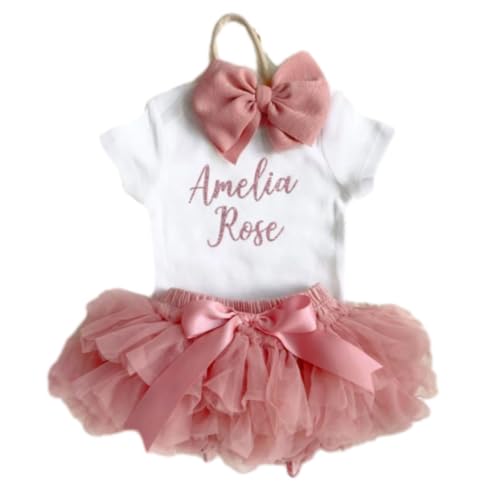 Adorable Tutu Baby Girl Outfit Set - Perfect for Birthdays, Parties, and Special Occasions | Soft Cotton Fabric, Adjustable Waist, Stylish Bow Detail, Available in Multiple Sizes