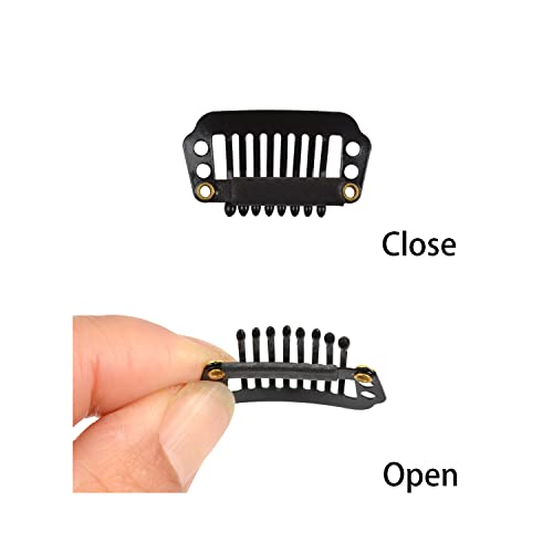 50 piezas pinzas para extensiones de cabello 28mm miniatura 3