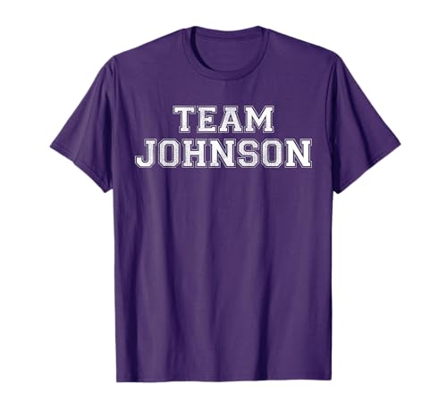 Funny Family Sports Team Johnson Last Name Johnson T-Shirt