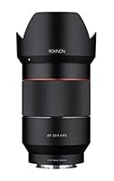Rokinon AF 35mm f/1.4 Auto Focus Wide Angle Full Frame Lens for Sony FE Mount, Black (IO3514-E)