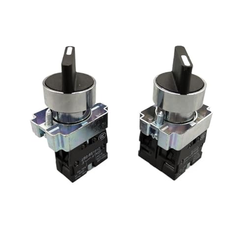 Selector giratorio XB2-BD33 de 3 posiciones para control estable de circuitos a 10A y 660V 3