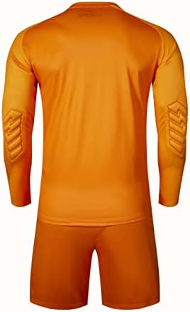 KELME Soccer Goalkeeper Jersey Pro Set Uniform - Padded Goalkeeper Shirt Shorts Socks - Men's Goalie Jersey Adults Kids