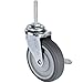Finnhomy Caster Wheels 3 Inch Set of 4 Heavy Duty Threaded Stem Casters 5/16