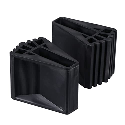 HONITANO 2個防滑脚? 折りたたみ式耐熱ラバーパッド 滑り止め厚底設計 床保