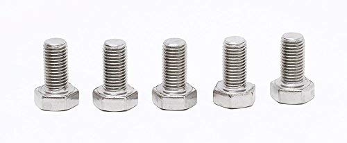 Image of (5pcs) BelMetric M8X1.0X16 A2-70 Stainlesss Steel Metric Fine Threaded Hex Tap Bolts DIN 961 for Automobiles, Motorcycles and Watercraft BR8X1.0X16SS