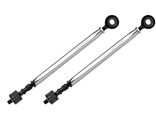 SuperATV Billet Aluminum Hex Tie Rod Kit for 2017+ Can-Am X3 64 Wide Models (See Fitment) | Stock Length OEM Replacement | Made with 6061 Polished Billet Aluminum for Superior Strength & Style! SuperATV Billet Aluminum Hex Tie Rod Kit for 2017+ Can-Am X3 64" Wide Models (See Fitment) | Stock Length OEM Replacement | Made with 6061 Polished Billet Aluminum for Superior Strength & Style!