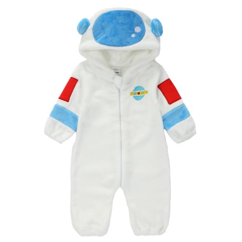 MICHLEY White Astronaut Costume for Kids 19-24months, Halloween Costume