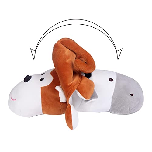 Image of MINISO Reversible Stuffed Animal Doll Plush Toys for Kids 2in1 38CM(Monkey&Zebra)