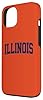 Retro Illinois Tee Vintage Illinois Orange Blue Throwback IL Case for iPhone 13 #1