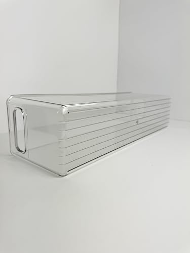 Image of Clear Plastic Organization Bin - (16 inch L x 4 inch W x 5 inch H) 1 pack