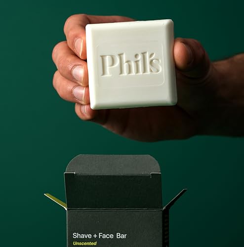 Phil's Shave + Face Bar with Upcycled Coffee and Shea Butter, 4oz - Image 5