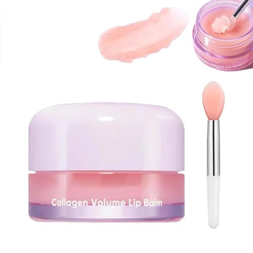 Bálsamo labial voluminizador de colágeno, hidratante, aclara las líneas de expresión, exfoliante y antigrietas